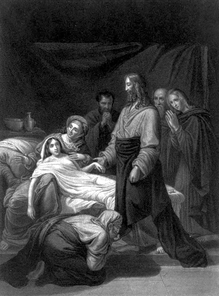 23 Luke 08 v54 He took her by the hand saying, Maid, arise