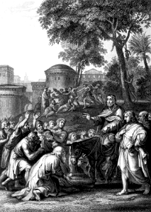 38 Matthew 21 v05 Your King comes unto you, meek