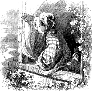 06 Judges 05 v28-30 The Mother of Sisera looking out a window for him to return