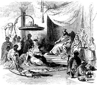 12 The Queen of Sheba questions Solomon