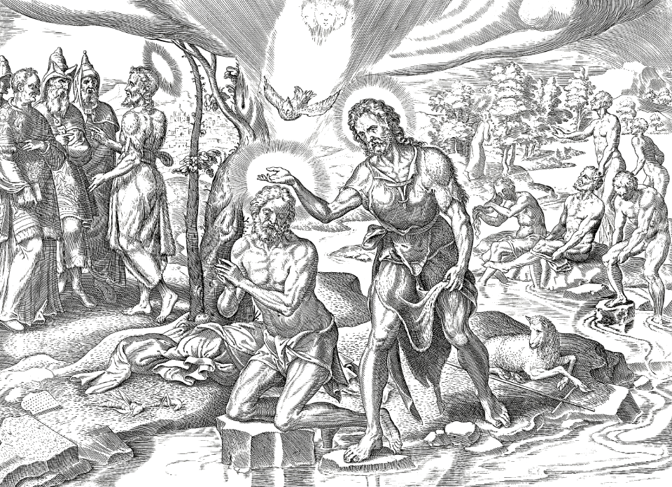 07 Matthew 03 v13-17 - John baptizing Jesus