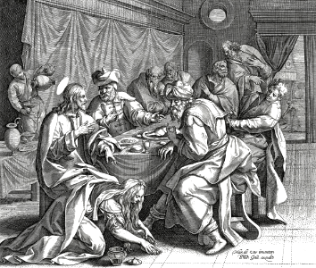 17 Luke 07 - Mary washes Christs feet at Simons feast