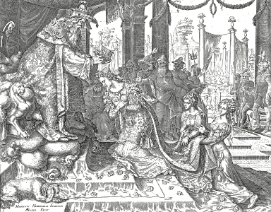 39 Ahaseurus crowns Esther