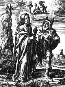 07 Matthew 04 v3 Temptation of Jesus in the Wilderness (Type - Job 2 v6 Job in Satans hand)