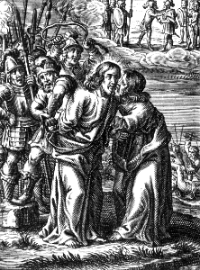 15 Matthew 26 v49 Judas betrays Christ with a kiss (Type - 2 Sam 20 v9 Amasa betrayed by Joab)