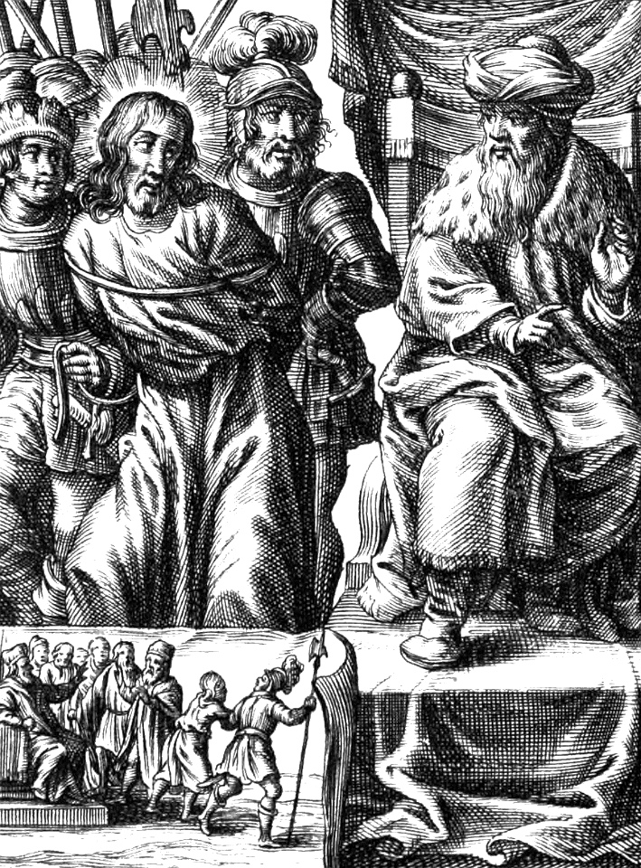 18 Luke 23 v2 Jesus accused before Pilate (Type - Daniel 6 v13 Daniel accused before the king)