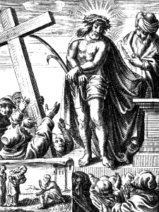 22 John 19 v5 Pilate presents Jesus - Behold the Man (Type - Job 1 v8 God presents Job to Satan)