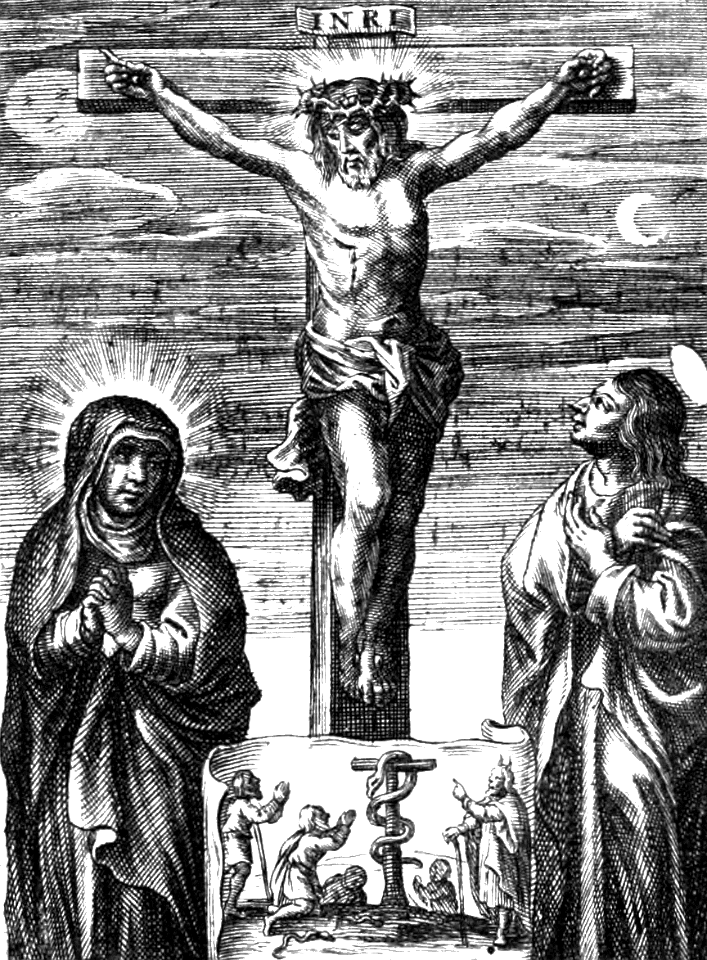 31 John 19 v25 Jesus is lifted up on the Cross (Type - Num 21 v9 The Brazen Serpent)