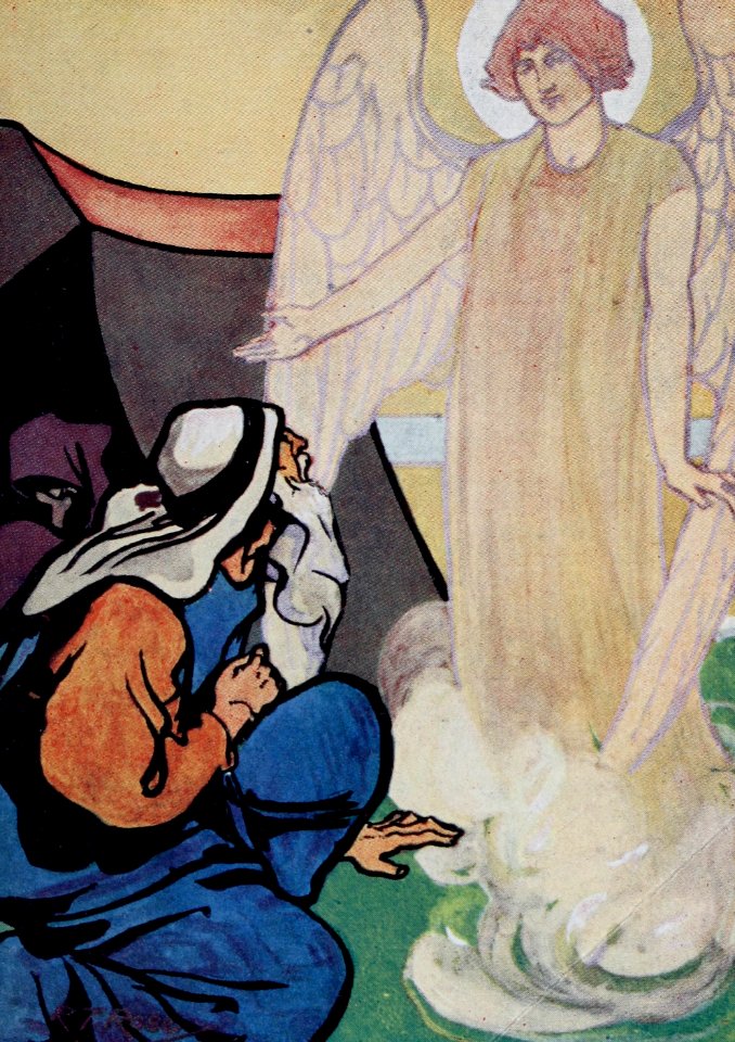 01 Genesis 18 The Angel announcing the Abrahm would have a son - Sarah laughing