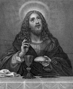04 Mark 14 v22 Christ blessing the Bread