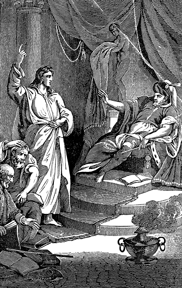 Daniel 04 v19 Daniel interpreting Nebuchadnezzars Dream