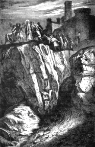 03 Jesus is rejected at Nazareth - the People try to throw Him off a Cliff