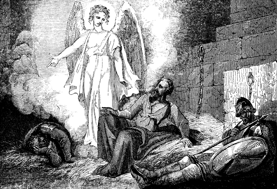 13 Peter delivered from Prison by an Angel