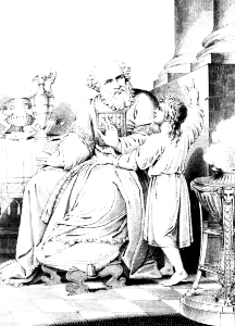 22 1 Samuel 03 v18 - Samuel telling his Vision to Eli