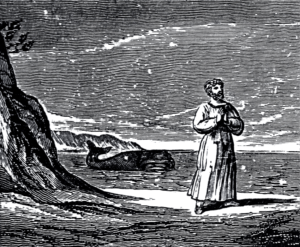 04 The Fish vomits Jonah onto dry land