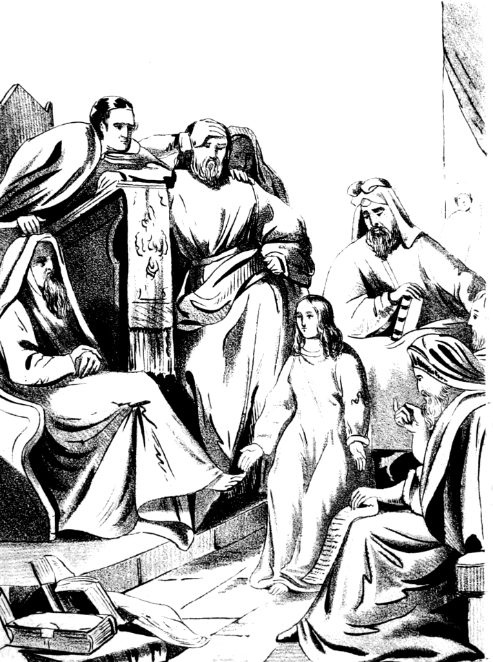 01 Jesus as a Boy in the Temple with the Doctors
