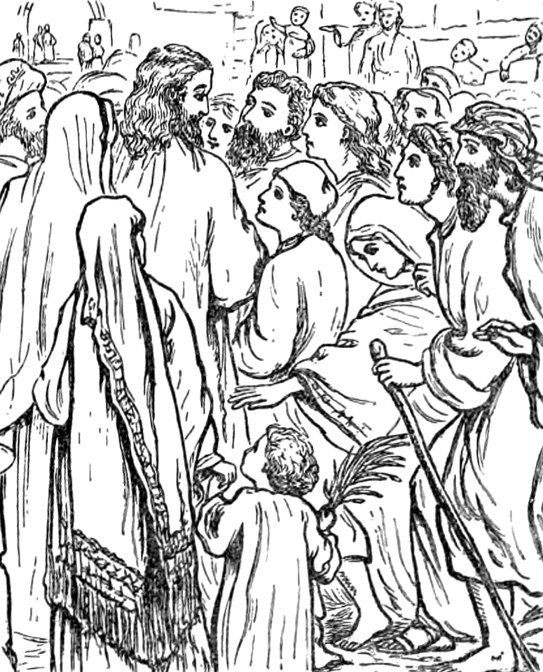 046 The Woman touches Christs garment