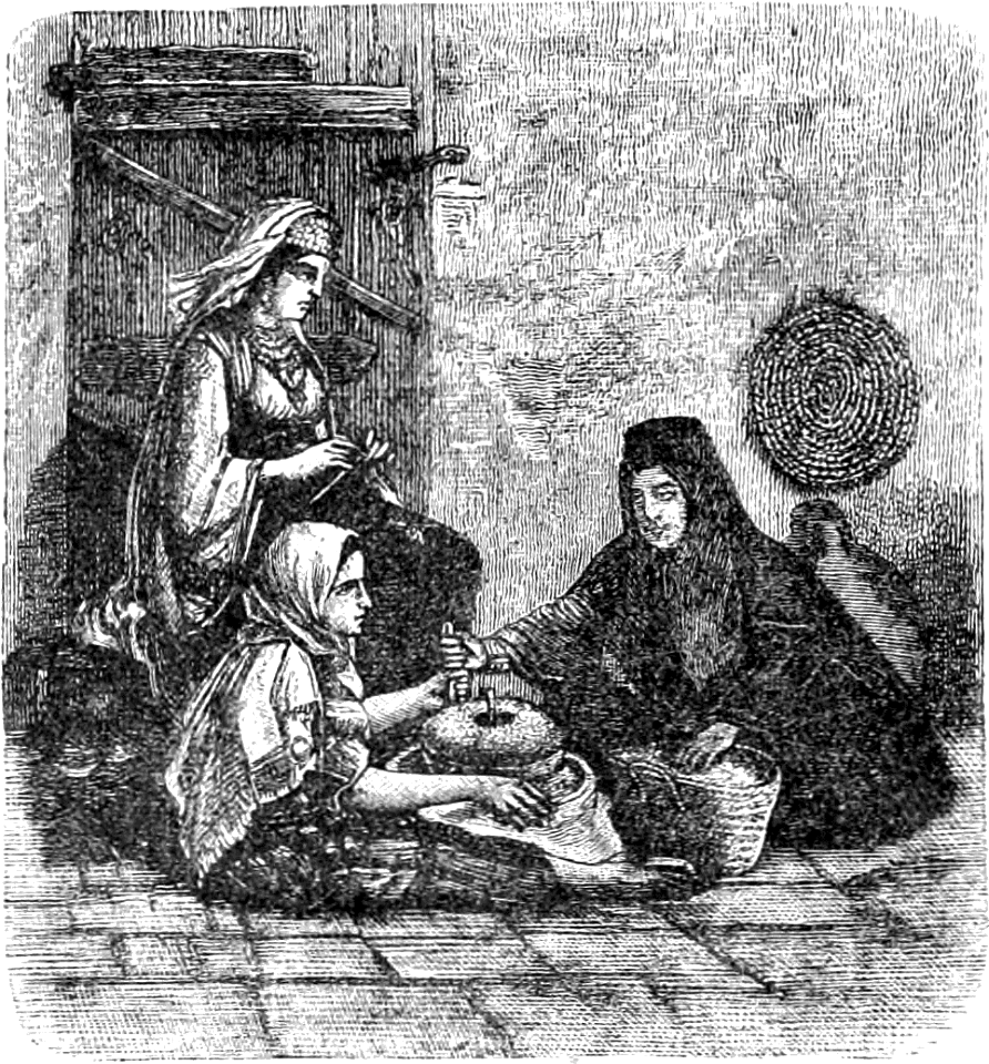105 Two Women grinding Corn