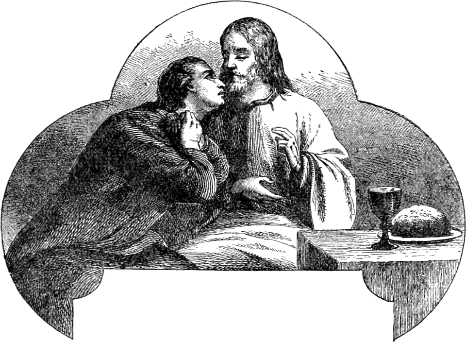 111 John leaning on Christs breast at the Lords Supper