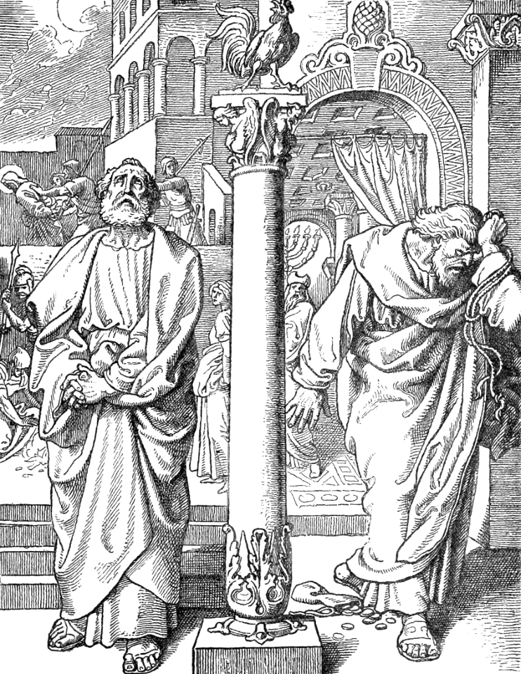 119 Peter repenting - Judas despairing