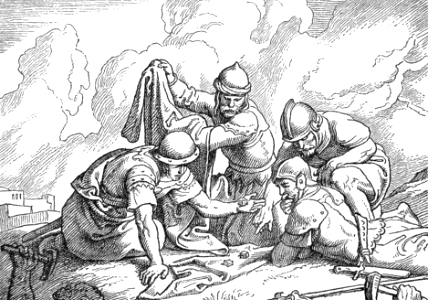 128 The Soldiers gamble over Christs garment