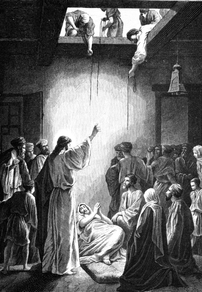 019 Healing the Paralytic let down through the Roof