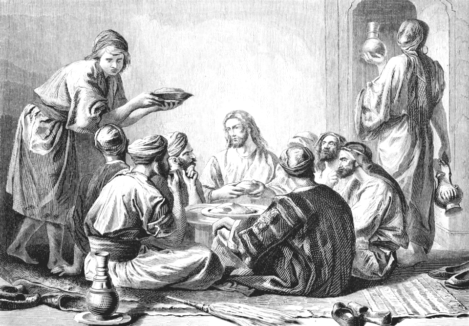 032 Jesus eats with Publicans and Sinners - Traditional visual art ...