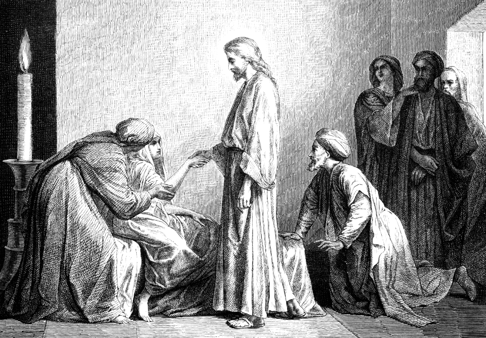 035 The Daughter of Jairus raised from the dead