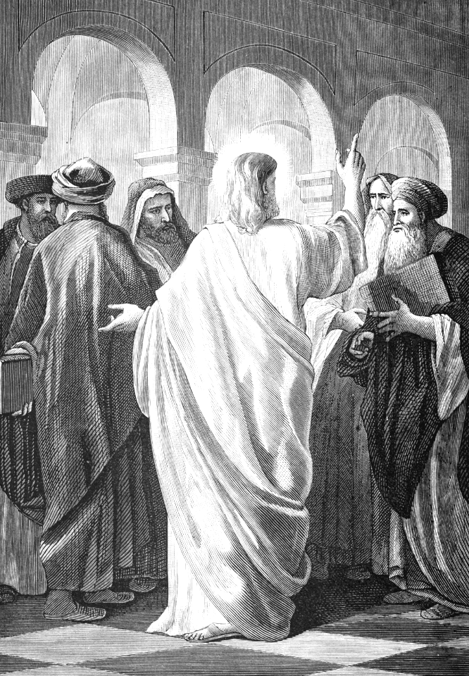 056 Jesus conversation with the Doctors of the Law (Woes on the Pharisees)
