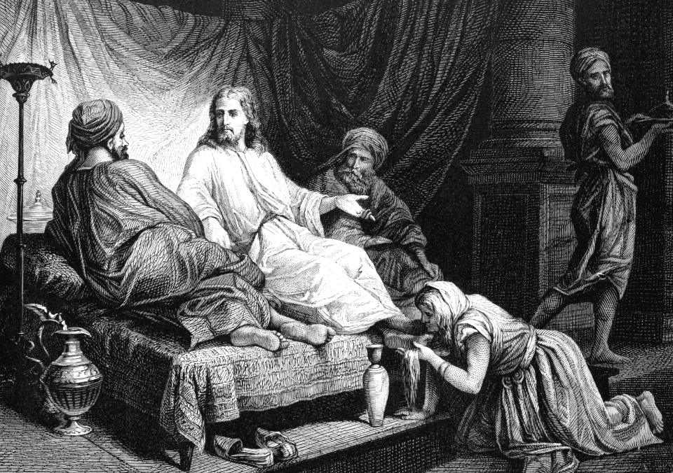 069 Simons Feast - Mary anoints the feet of Jesus