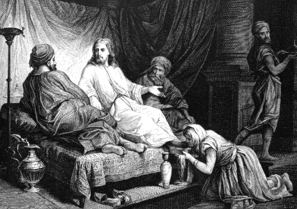 069 Simons Feast - Mary anoints the feet of Jesus