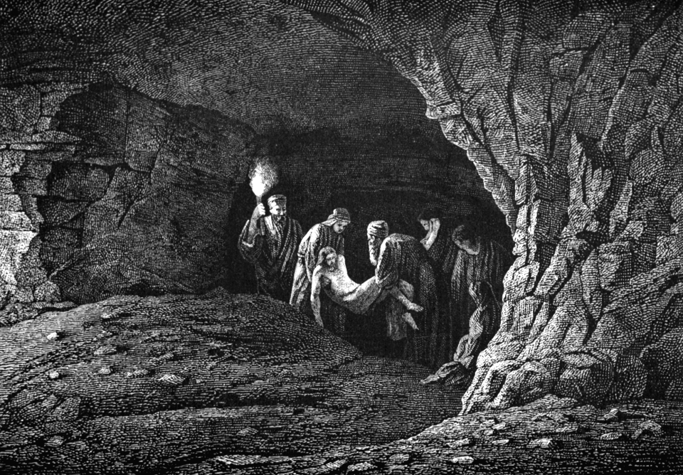 095 The Burial of Christs body in the Tomb