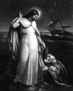 05 Christ walking on the Water and saving Peter