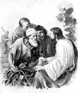 017 Christ and the Fishermen. Free illustration for personal and commercial use.