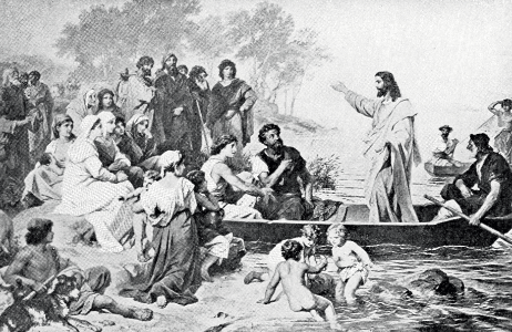 037 Jesus teaching from a Boat
