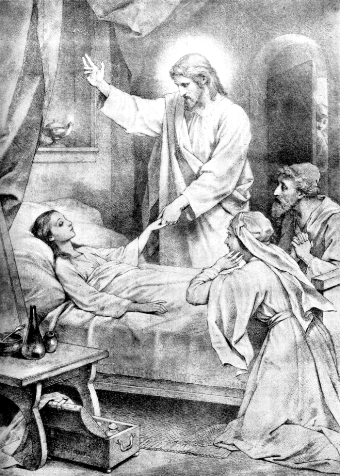 14 Luke 08 v54 Raising the Daughter of Jairus