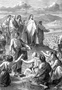 15 Matthew 14 v19 Feeding the Multitude (Miracle of the Loaves and Fishes)