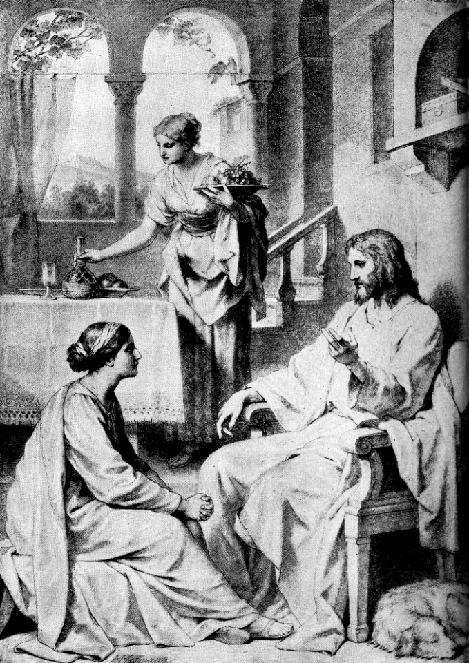 17 Luke 10 v38 Jesus in the House of Mary and Martha