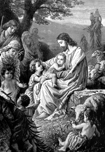 18 Mark 10 v14 Christ blessing the Children