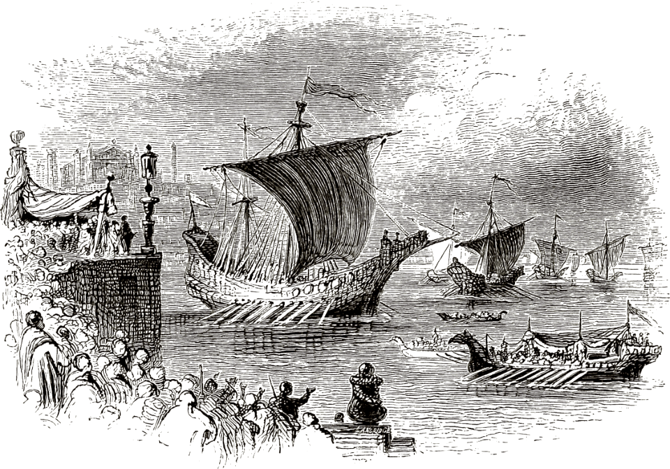 14 1 Kings 09 Solomon makes a navy of Ships for trading