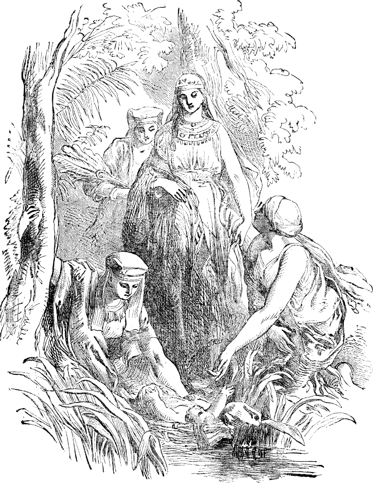 05 Baby Moses found among the Bulrushes