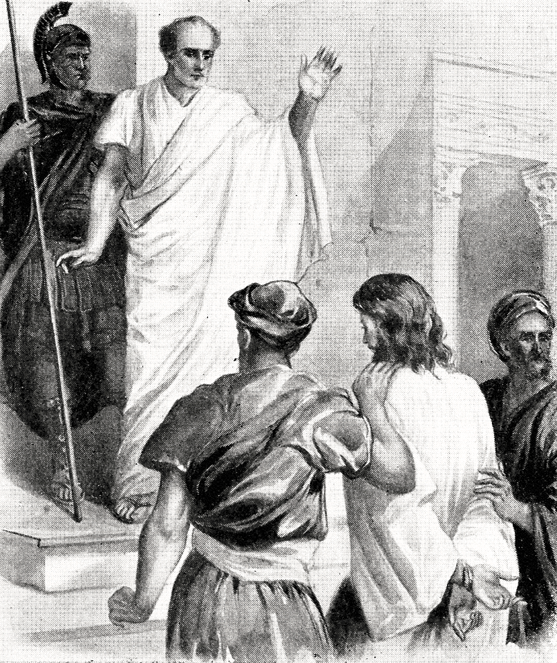 110 Jesus led before Pilate