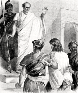110 Jesus led before Pilate