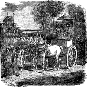 Assyrian Chariot of State (Jeremiah 17 v25)