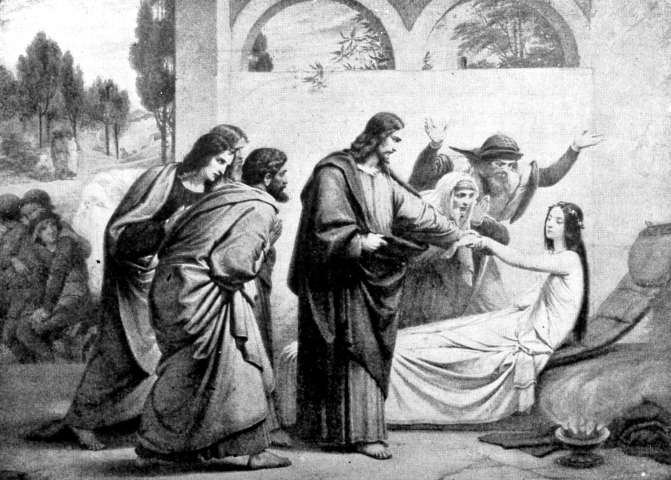 032 Matthew 09 v23-26 - Mark 05 v22-43 Raising the Daughter of Jairus
