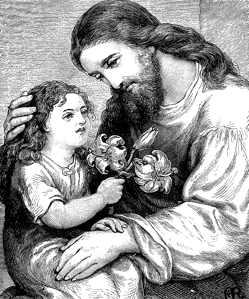 045 Luke 09 v47 Teaching Humility by a little Child