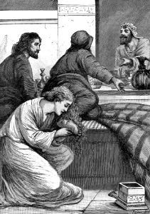 065 Mary anointing the Feet of Jesus in the House of Simon the Pharisee