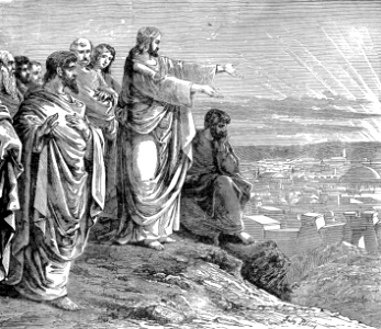 072 Matthew 23 v37 Christ weeping over Jerusalem