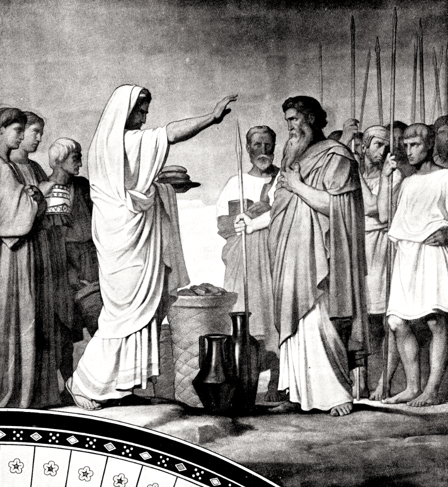 021 Melchizedek, a King of Salem and Priest of the Most High God, blesses Abram