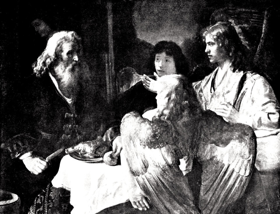 023 Abraham entertains Three Angels
